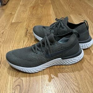 Nike army green Epic react flyknit 2 women’s 10.5